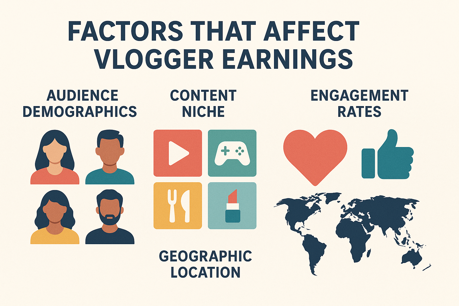 Factors Affecting Vlogger Earnings